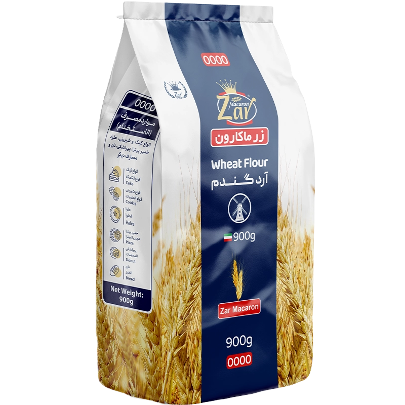 flour 900 آرد گندم (نول) ۹۰۰ گرمی زرماکارون